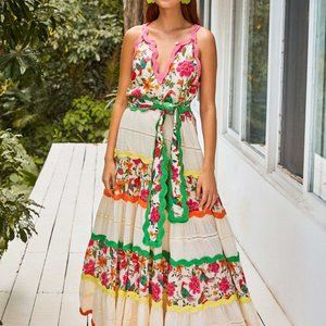 Farm Rio Toucans Garden Maxi Dress